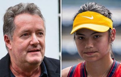 Piers Morgan sparked Twitter war with Emma Raducanu criticism: ‘She’s not brave!’