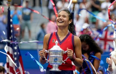Queen leads tributes as Emma Raducanu celebrates US Open success