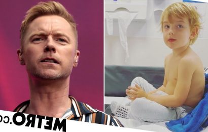 Ronan Keating reveals four-year-old son Cooper has been rushed to hospital