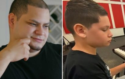Teen Mom Kailyn Lowry's fans think her son Isaac, 11, looks 'just like' dad Jo Rivera as preteen shows off piano skills