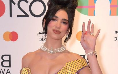 Très Chic — Dua Lipa Ditched Colorful Nail Art For a Classic Deep French Manicure