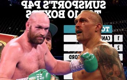 Best pound for pound boxers revealed with Tyson Fury jumping up the list and Usyk leapfrogging Joshua