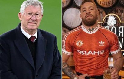 Conor McGregor invites Sir Alex Ferguson for a drink after wading into Man Utd woes.. before swiftly deleting tweet
