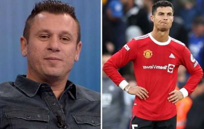 Cristiano Ronaldo not even in top five best players in history, slams Cassano in damning rant about Man Utd star