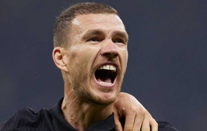 Edin Dzeko, 35, becomes second oldest player in history to score and assist in Champions League clash