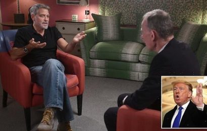 George Clooney: US is &apos;like battered child&apos; after &apos;knucklehead&apos; Trump