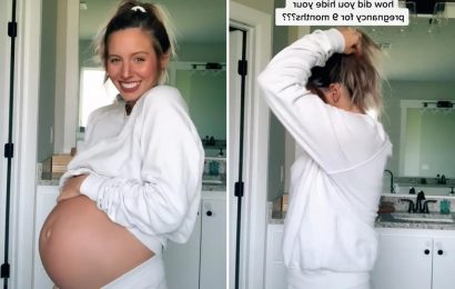 I hid my huge bump all the way through my pregnancy – people had no idea I was expecting
