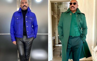Inside Steve Harvey's fashion glow-up as he transformed from drab TV dad in oversized suits to style icon