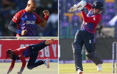 Jason Roy blasts brilliant 61 and Tymal Mills shines with ball as England thump Bangladesh in T20 World Cup by 8 wickets