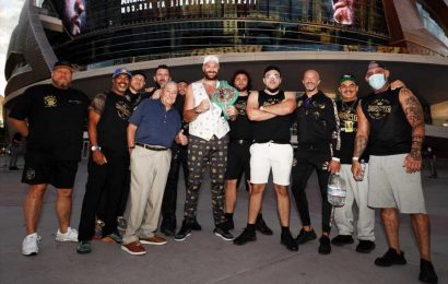 Meet Tyson Fury's 11-man team for Deontay Wilder fight, from Love Island star brother Tommy to personal bodyguard