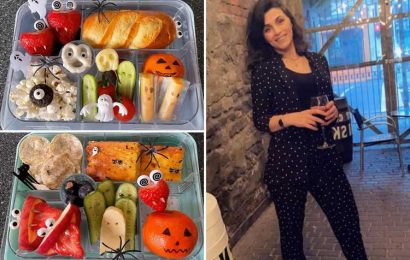 Mum proudly shows off kids' Halloween lunchboxes- but gets savaged by trolls saying she’s desperate to be perfect parent