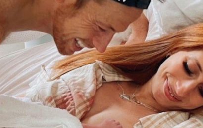 Stacey Solomon posts adorable snap of Joe Swash and baby Rose before school run