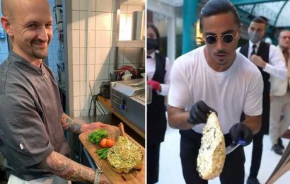 Steakhouse goes head-to-head with Salt Bae's London restaurant Nusr-et as they offer gold-covered steaks for £500 LESS
