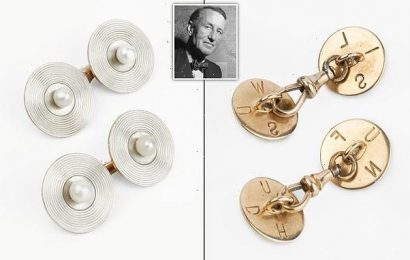 Bond author&apos;s cufflinks inscribed with secret message to be auctioned