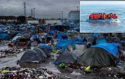Images reveal squalid shanty camp where migrants wait to flee France