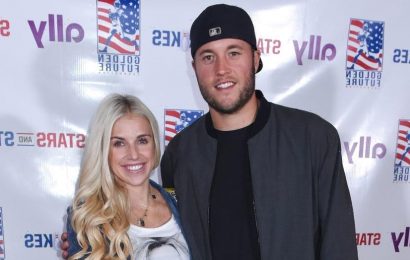 Matthew Stafford's wife apologizes after throwing pretzel at fan during Rams-49ers game