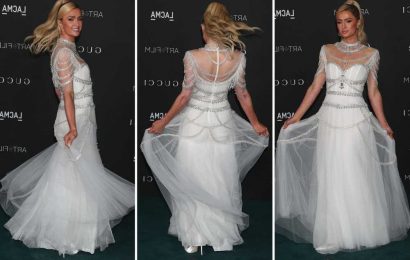 Paris Hilton stuns in bridal look at LACMA Gala ahead of wedding