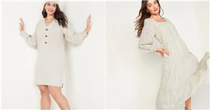 These 20 Pretty Dresses Just Hit Old Navy’s Site, and We’re Making Holiday Plans Already