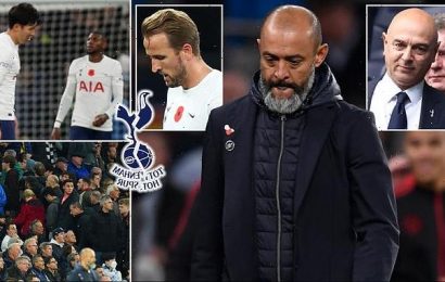 Tottenham SACK Nuno Espirito Santo after just four months in charge