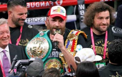 Tyson Fury confirms date for next fight and sends message to Dillian Whyte