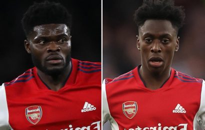 Arsenal star Albert Sambi Lokonga OUT of Leeds game after positive Covid test as Gunners fans notice Thomas Partey gaffe