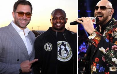 Eddie Hearn tips Dillian White to pull off 'shock' against Tyson Fury as fight is almost 'nailed on' for spring 2022