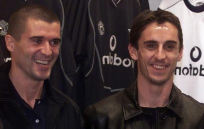 Remember when Roy Keane destroyed Man Utd team-mate Gary Neville with cheeky jibe about his place in Ferguson's team