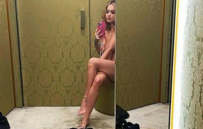 Rita Ora strips totally naked for sexy mirror selfie