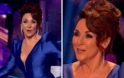 Shirley Ballas suffers near fall as she trips up during Strictly Come Dancing opening
