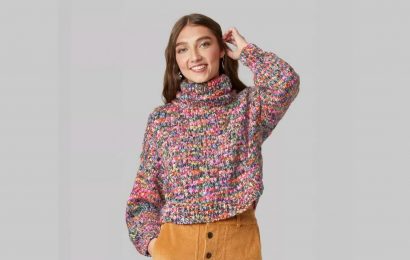 Sick of Your Sweaters? This Modern Multi-Colored Knit Is Just $18 at Target!