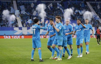 Zenit name THREE youngsters on bench for Champions League clash with Chelsea just hours after playing Youth League draw