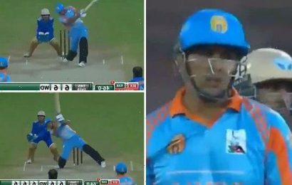 Afghanistan star Hazratullah Zazai scores fastest T20 50 in history in just 12 balls and smashes six sixes in an over