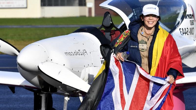 Around the world in 260 hours: Teenage pilot sets solo record