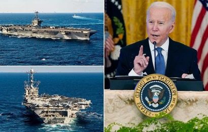 Biden deploys carrier in the Med, first time since end of Cold War