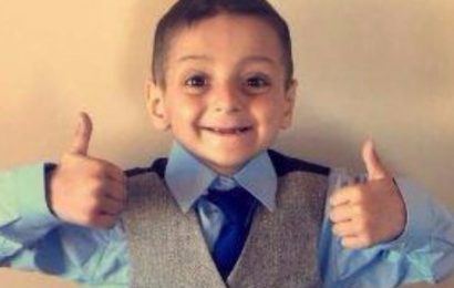 Bradley Lowery funeral guests say they saw clouds parting to reveal a boy's face and blue heart in the sky as little lad was laid to rest