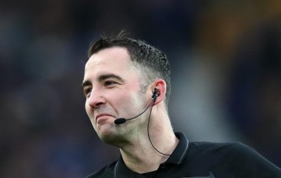 Everton fan overheard abusing Stuart Attwell in game against Tottenham… despite referee not working match