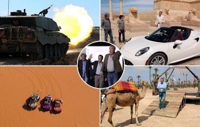First full trailer for The Grand Tour shows explosive action, camels and Jeremy Clarkson dressed as James Bond