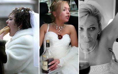 From shaving their armpits to drunken shame – the wedding photos brides WON’T be cherishing of their big day