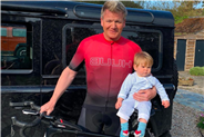 Gordon Ramsay risks angering locals again as he brags about 26-mile bike ride while posing with lookalike baby son – The Sun