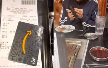 I tried to tip our waitress with an Amazon gift card – now people are split about if that’s an acceptable thing to do