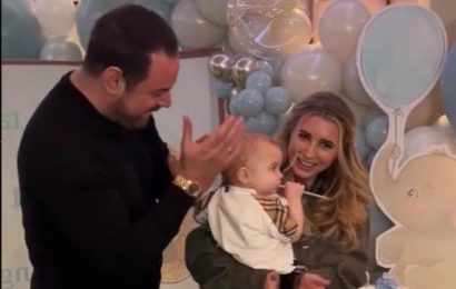 Inside Dani Dyer's first birthday party for son Santi with prosecco wall, ball pits and giant cake
