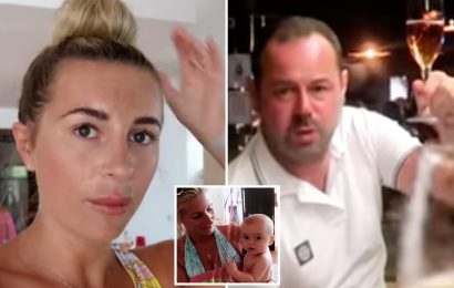 Inside Dani Dyer's incredible birthday surprise with baby Santiago as dad Danny gives emotional toast to 'my sweet one'
