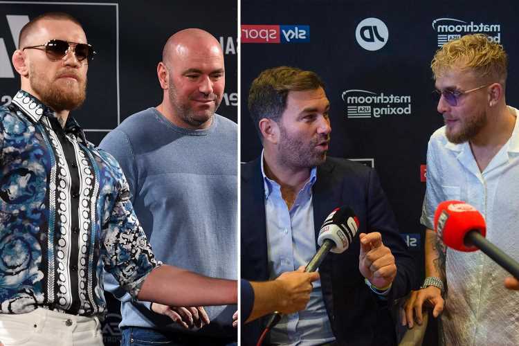 Jake Paul urged by Eddie Hearn to face Conor McGregor NEXT – but promoter fears Dana White feud may stop 'massive fight'