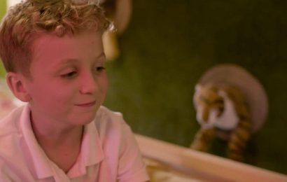 Katie Price’s son Jett, 8, speechless over ‘awesome’ jungle-themed room makeover