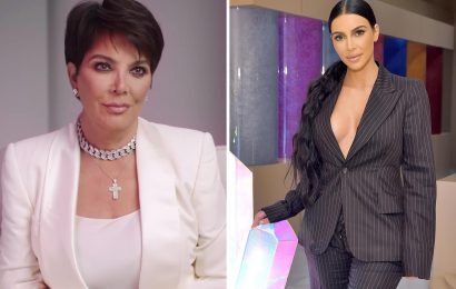 Kim Kardashian reveals she's in talks to take over Kris Jenner's job as family manager when mom of six, 65, retires