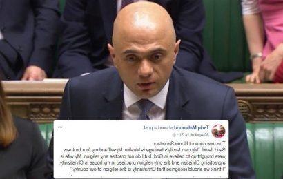 Labour activist who branded Sajid Javid 'coconut' in vile slur claims it's NOT racist and he was referring to a fruit