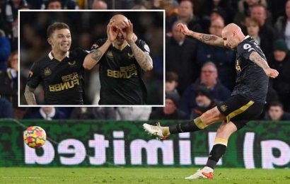 Leeds 0 Newcastle 1: Vital Shelvey goal secures Toon's SECOND Prem win of 2021-22 but Magpies stay in relegation zone
