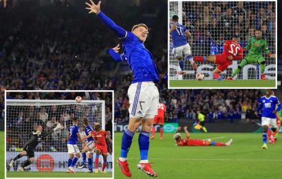 Leicester 2 Napoli 2: Foxes pegged back by amazing Victor Osimhen double after Perez and Barnes goals in Europa League