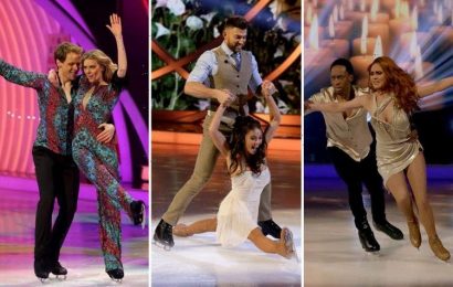Lemar eliminated from Dancing on Ice as Jake Quickenden tops the leaderboard again during Love Week