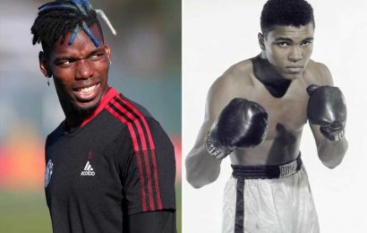 Man Utd star Paul Pogba says Muhammad Ali was his 'hero' growing up and reveals what he learned from boxing legend